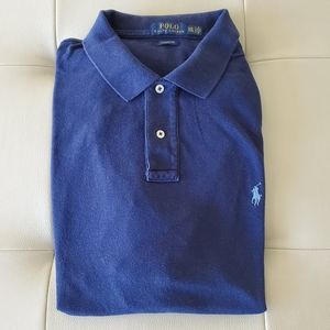 Ralph Lauren Polo mens navy blue polo shirt